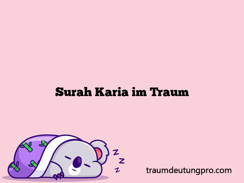 Surah Karia im Traum