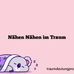 Nähen Nähen im Traum