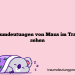 Traumdeutungen von Maus im Traum sehen