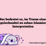 Was bedeutet es, im Traum einen Vogelschnabel zu sehen Islamische Interpretation